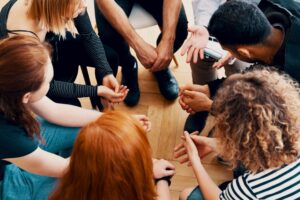 Teens in an adolescent intensive outpatient program.