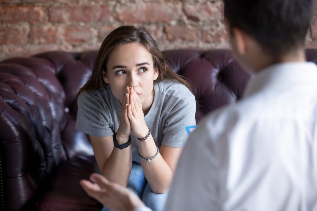 An adolescent in a partial hospitalization program.